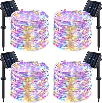 33Ft 100 LED Fairy Solar Copper Wire Lights For Tree Garden Patio Decor