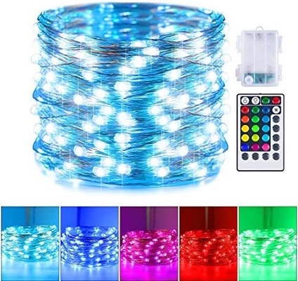 5W IP44 Battery Operated Twinkle Lights With Remote And Lighting Modes