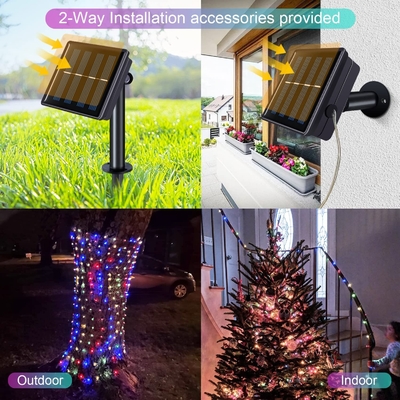 33Ft 100 LED Fairy Solar Copper Wire Lights For Tree Garden Patio Decor